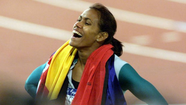 Cathy Freeman became the icon of the Sydney Olympics after winning the women's 400m final.