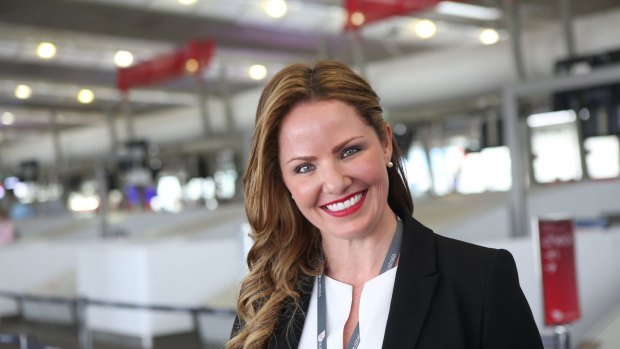 Sydney Airport manager for Virgin Australia, Caitlin Malone. 