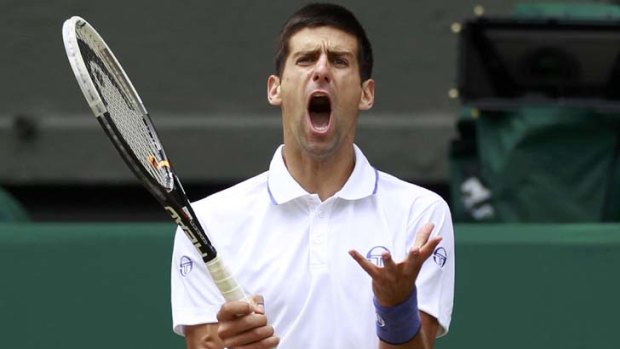 Year to remember ... Novak Djokovic is the new world no.1 after his semi-final victory.