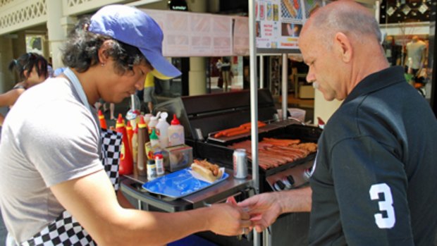 The last hot dog stand left in the city malls of Perth continues to trade - for now.