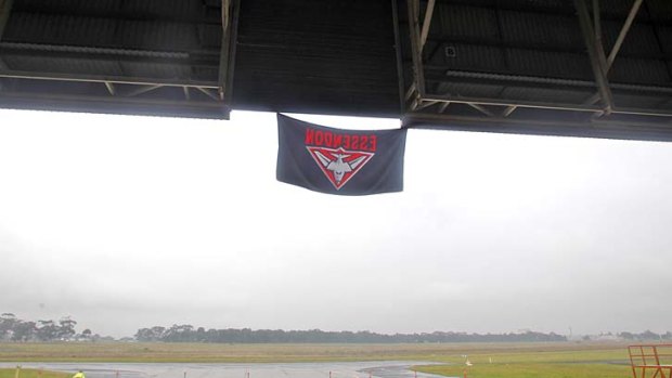 A view of the area that will become the Essendon Football Club's new facilities at Melbourne Airport.