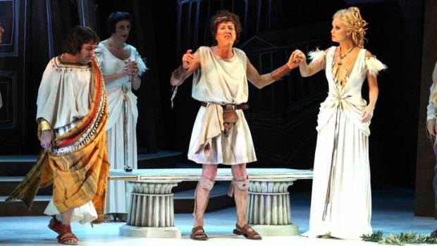 <i>A Funny Thing Happened on the Way to the Forum.</i>.