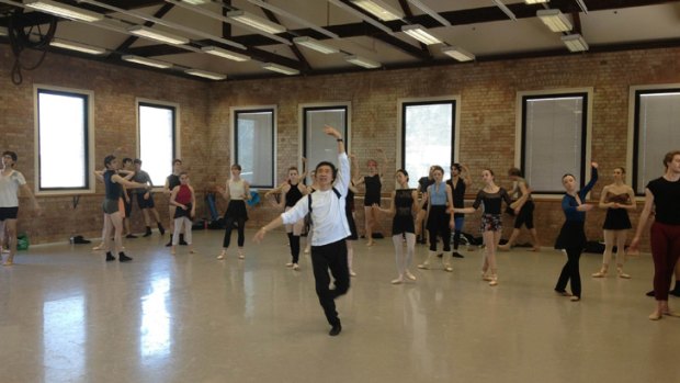 Queensland Ballet artistic director Lee Cunxin leads local dancers and four from the Bolshoi.