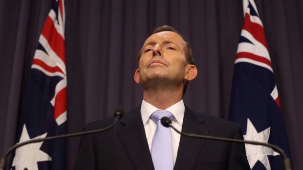 Prime Minister Tony Abbott on Tuesday. Photo: Andrew Meares