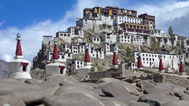 High points: Thiksey Monastery.
