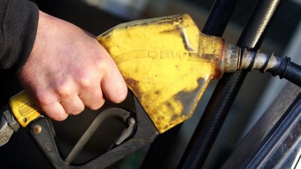 Paying at the pumps: The government says money raised from the fuel tax will all be spent on roads.