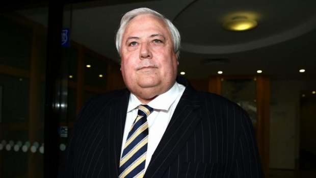 Clive Palmer: the mining magnate walked off The Project as his colleague took the Ice Bucket challenge.