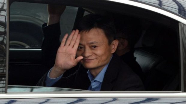 After Alibaba's trading debut, Jack Ma's personal roadshow with the world's rich and powerful begins.