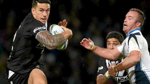 Sonny Bill Williams said he heard a crack in his neck.
