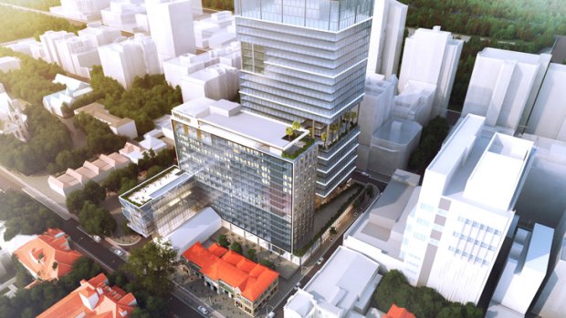 How the proposed new hotel will look in Perth's CBD.