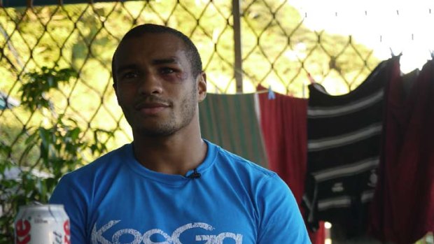 Will Genia ... back in his childhood home in PNG.