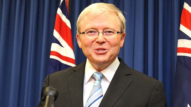 Kevin Rudd ... has not given up hope of leading the Labor party once again.
