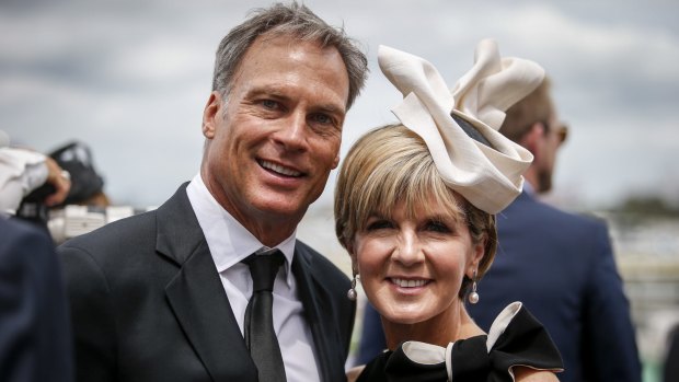 Foreign Minister Julie Bishop and boyfriend David Panton turned heads.