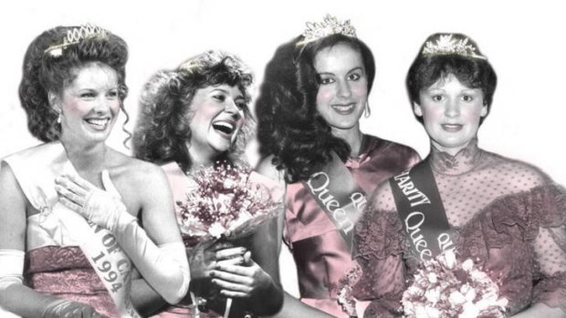Previous Queens of Canberra, from left, Lisa Fisher (1994), Suzi Murray (1988), Elisabetta Faenza (1984) and Patsy Wisbey (1984 Charity Queen). This year marks the 50th anniversary of Hartley Lifecare's prestigious Queen of Canberra Quest.