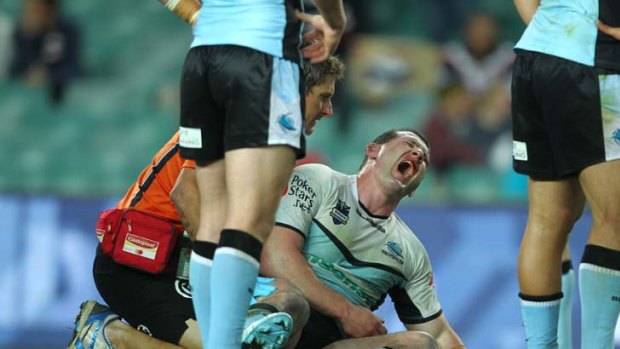 In pain ... Cronulla is considered the most at-risk club.