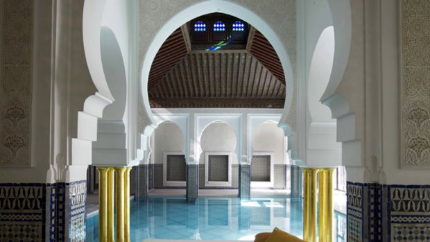 Sumptuous ... the day spa, which features Shiseido products as well as traditional Moroccan treatments.