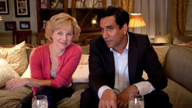 Naomi Watts and Naveen Andrews in a scene from the film Diana.