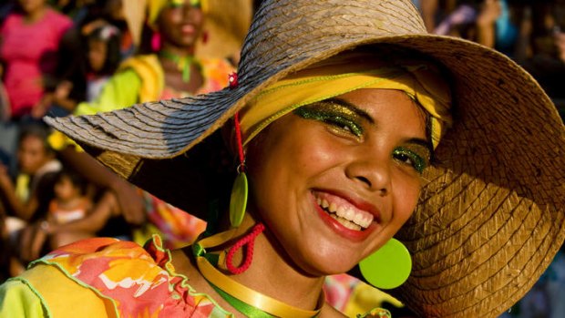 A dancer in Colombia.