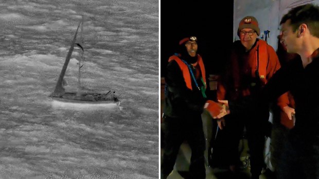 NSW Police boat rescues stricken sailors