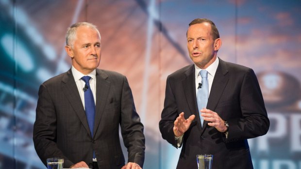 Malcolm Turnbull and Tony Abbott.