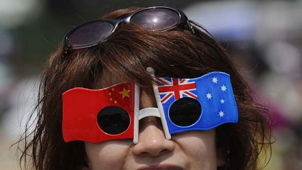 The number of Chinese tourists visiting Australia is rising rapidly.