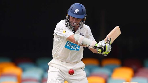 Chris Rogers carries Victoria's hopes into the final day.