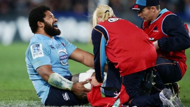 Polota-Nau injured his knee during the Super Rugby final.