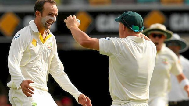 Nathan Lyon's wickets turned the tide in each of England's innings.