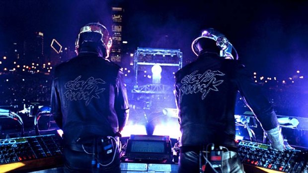 Enigmatic: One of Daft Punk's renowned live shows.