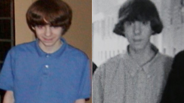So many questions ... Adam Lanza, pictured right in a high school yearbook photo of the 'Tech Club', was reserved and withdrawn.