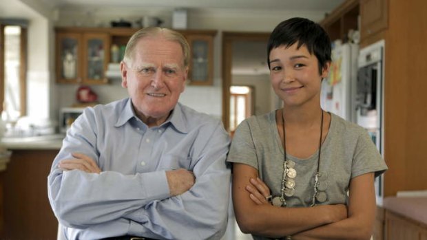 Polar opposites: NSW parliamentarian Fred Nile and filmmaker Maya Newell.