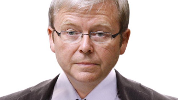 Kevin Rudd the mighty has revealed his true colours. <I>Graphic: Liam Phillips</i>