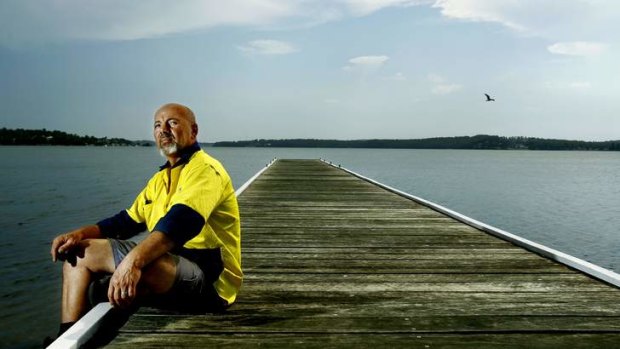 Better horizons: Former steelworker George Vesovski now works for Lake Macquarie council.