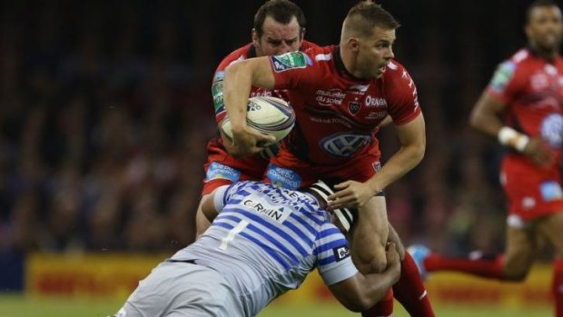 Drew Mitchell played a crucial role in Giteau's try.