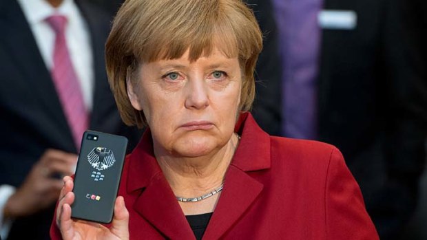 Phone tapping feared: German Chancellor Angela Merkel.