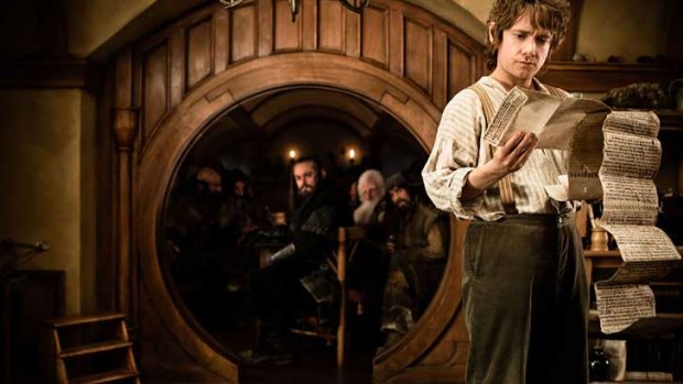 Martin Freeman as Bilbo Baggins in The Hobbit: An Unexpected Journey.