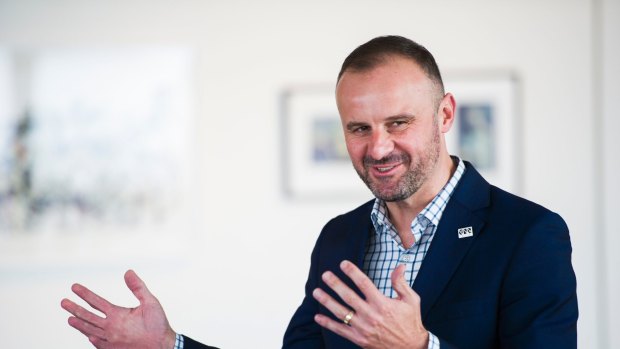 ACT Chief Minister Andrew Barr.