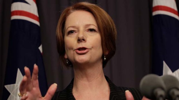 Julia Gillard says Tony Abboott will not deliver on his promise to dump the carbon tax.