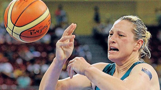 Standing tall: Suzy Batkovic showed Olympic qualities in the Opals win over China last night.