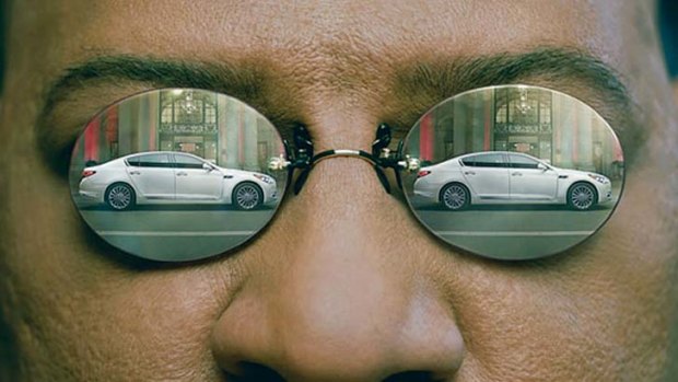 Laurence Fishburne revisits his role as Morpheus in a Matrix-themed ad for Kia.
