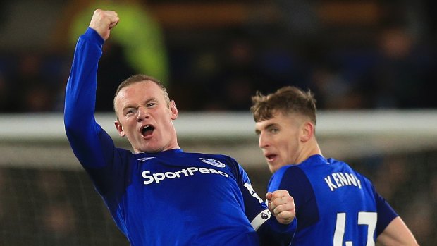 Marquee fixture: Everton's Wayne Rooney.