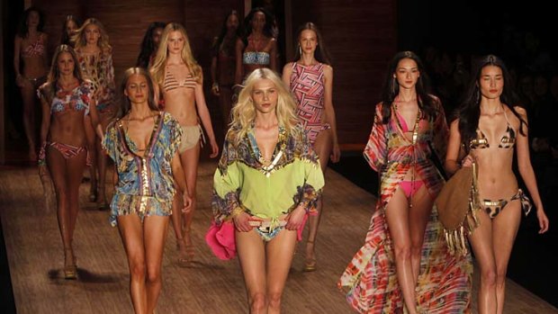 Critics say models of European descent are over-represented in Sao Paulo.