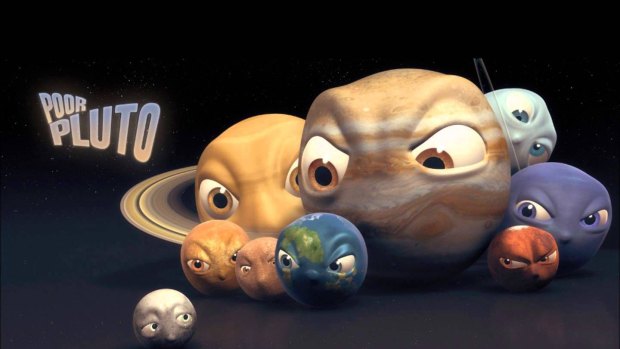 Mathias Pedersen's poor Pluto - shunned by true planet bullies.
