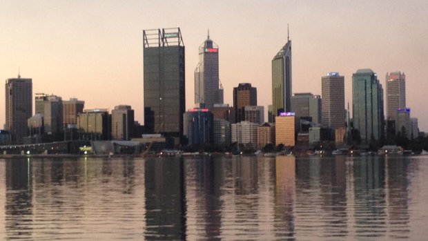 Perth CBD as it is now.