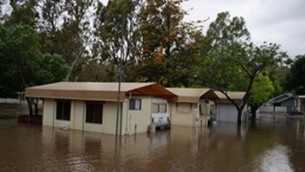 Properties in north-east Victoria after the storms.