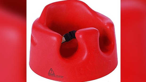 A Bumbo baby seat.