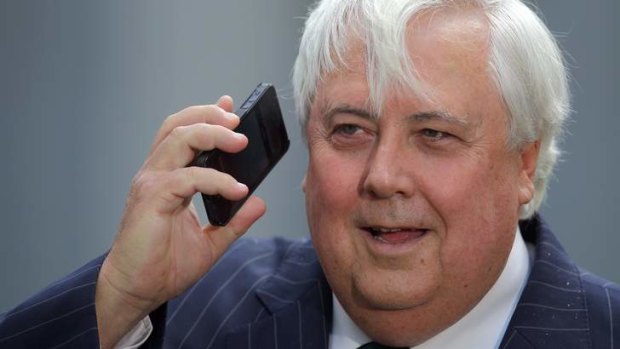 Early Christmas: Clive Palmer.