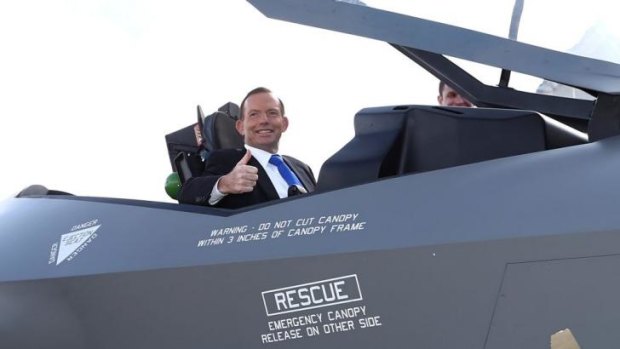 Tony Abbott might seek to save $12.5 billion by cancelling the Flying Lemon otherwise known as the F35.