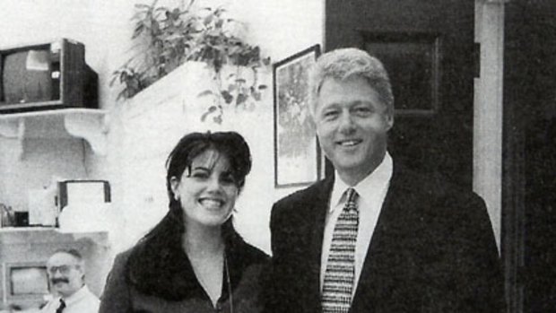 Missing in action ...  Bill Clinton and Monica Lewinsky.