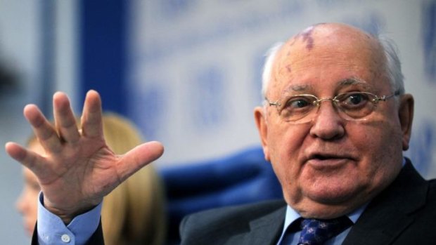 In poor health: Former president of the Soviet Union Mikhail Gorbachev in 2011.